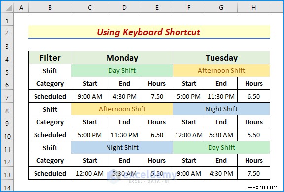 Hướng dẫn nhanh:Loại bỏ bộ lọc nâng cao trong Excel bằng 5 phương pháp đơn giản 