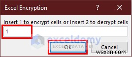 Hướng dẫn từng bước để xây dựng chức năng mã hóa trong Excel