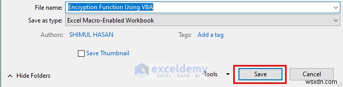 Hướng dẫn từng bước để xây dựng chức năng mã hóa trong Excel