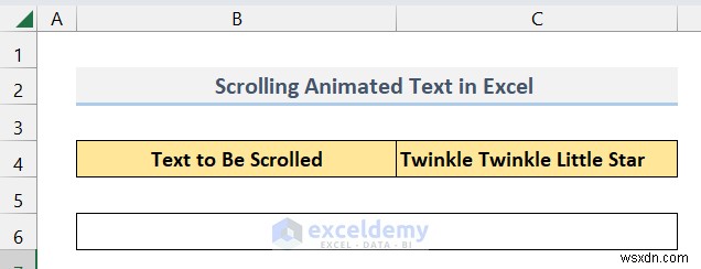 Hoạt hình văn bản chính trong Excel:Hai phương pháp đã được chứng minh 