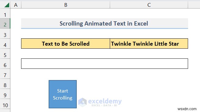 Hoạt hình văn bản chính trong Excel:Hai phương pháp đã được chứng minh 