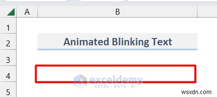 Hoạt hình văn bản chính trong Excel:Hai phương pháp đã được chứng minh 