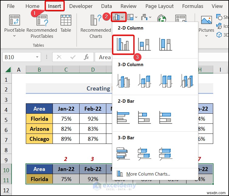 Tạo chú giải công cụ biểu đồ động trong Excel:Hướng dẫn từng bước 