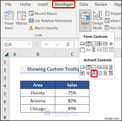 Tạo chú giải công cụ biểu đồ động trong Excel:Hướng dẫn từng bước 