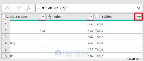 Tham gia toàn bộ bên ngoài Excel:Hướng dẫn truy vấn nguồn từng bước