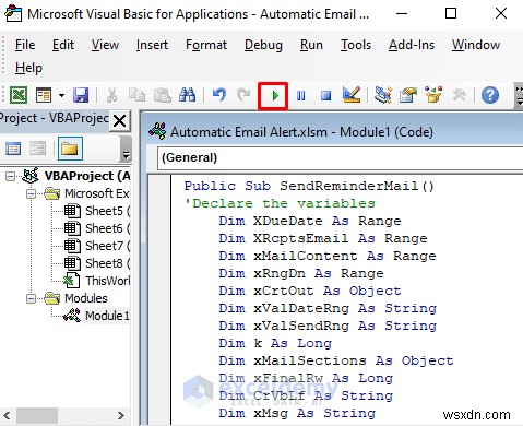 Tự động hóa cảnh báo qua email trong Excel:2 phương pháp đơn giản để theo dõi thời hạn hiệu quả 
