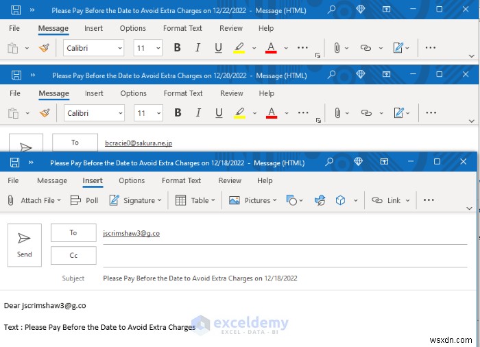 Tự động hóa cảnh báo qua email trong Excel:2 phương pháp đơn giản để theo dõi thời hạn hiệu quả 
