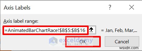 Tạo cuộc đua biểu đồ thanh hoạt hình động trong Excel – Hướng dẫn từng bước 