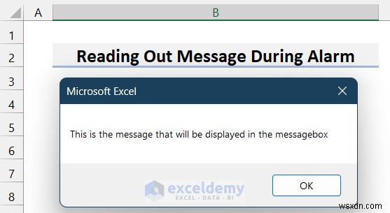 Đặt đồng hồ báo thức trong Excel:3 phương pháp đơn giản, đáng tin cậy 