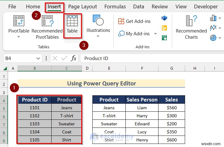 Master Excel Left Join:3 phương pháp đã được chứng minh bằng Power Query và Table Tools 