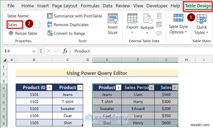 Master Excel Left Join:3 phương pháp đã được chứng minh bằng Power Query và Table Tools 