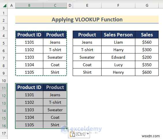 Master Excel Left Join:3 phương pháp đã được chứng minh bằng Power Query và Table Tools 