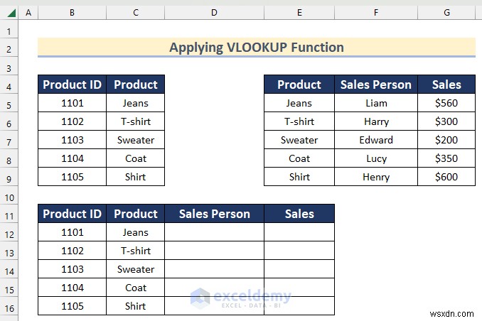 Master Excel Left Join:3 phương pháp đã được chứng minh bằng Power Query và Table Tools 