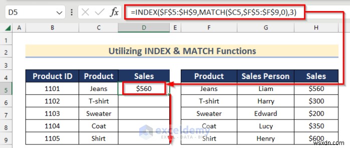 Master Excel Left Join:3 phương pháp đã được chứng minh bằng Power Query và Table Tools 
