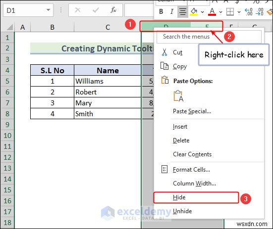 Xây dựng chú giải công cụ động trong Excel:Hướng dẫn từng bước