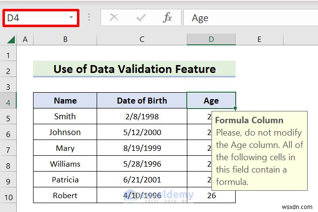 Xây dựng chú giải công cụ động trong Excel:Hướng dẫn từng bước