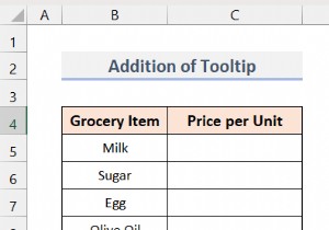 Thêm chú giải công cụ ô trong Excel:3 phương pháp đơn giản để hướng dẫn người dùng tốt hơn 