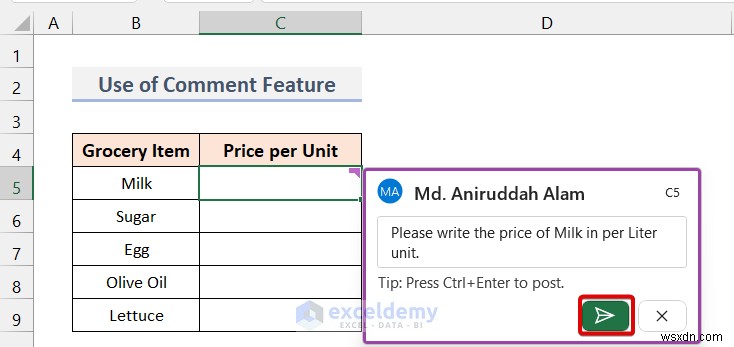 Thêm chú giải công cụ ô trong Excel:3 phương pháp đơn giản để hướng dẫn người dùng tốt hơn 