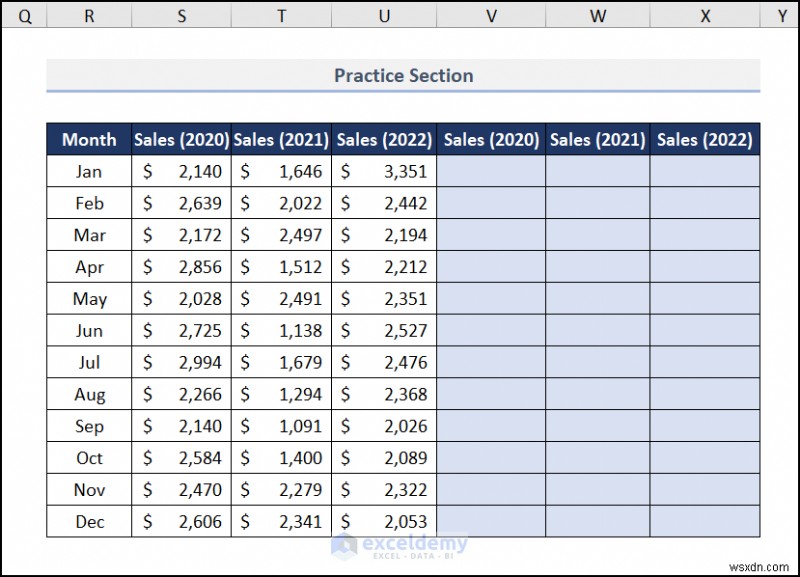 Tạo biểu đồ bán hàng hoạt hình trong Excel – Hướng dẫn từng bước
