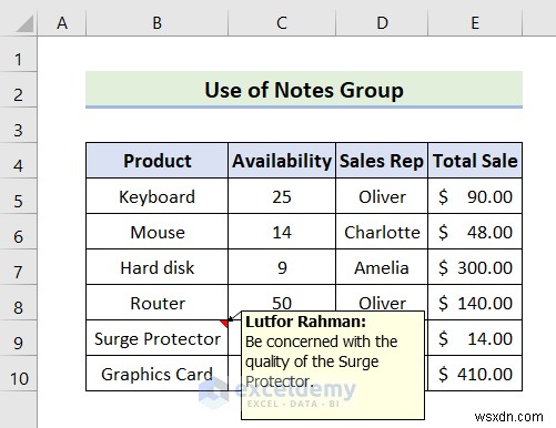 Làm chủ các nhận xét nổi trong Excel:3 phương pháp dễ dàng để ghi chú rõ ràng, dính 