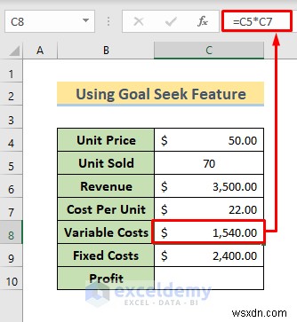 Phân tích hòa vốn chính trong Excel:3 phương pháp đã được chứng minh 