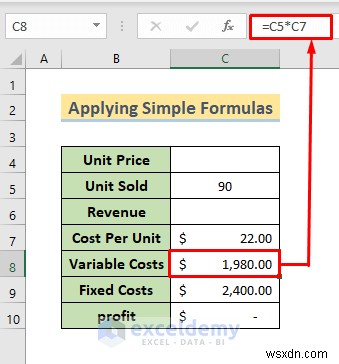 Phân tích hòa vốn chính trong Excel:3 phương pháp đã được chứng minh 