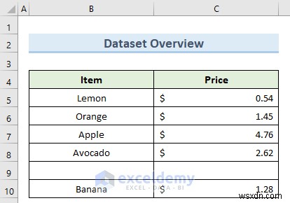 Khắc phục lỗi bộ lọc Excel dừng ở hàng trống – 4 giải pháp nhanh 