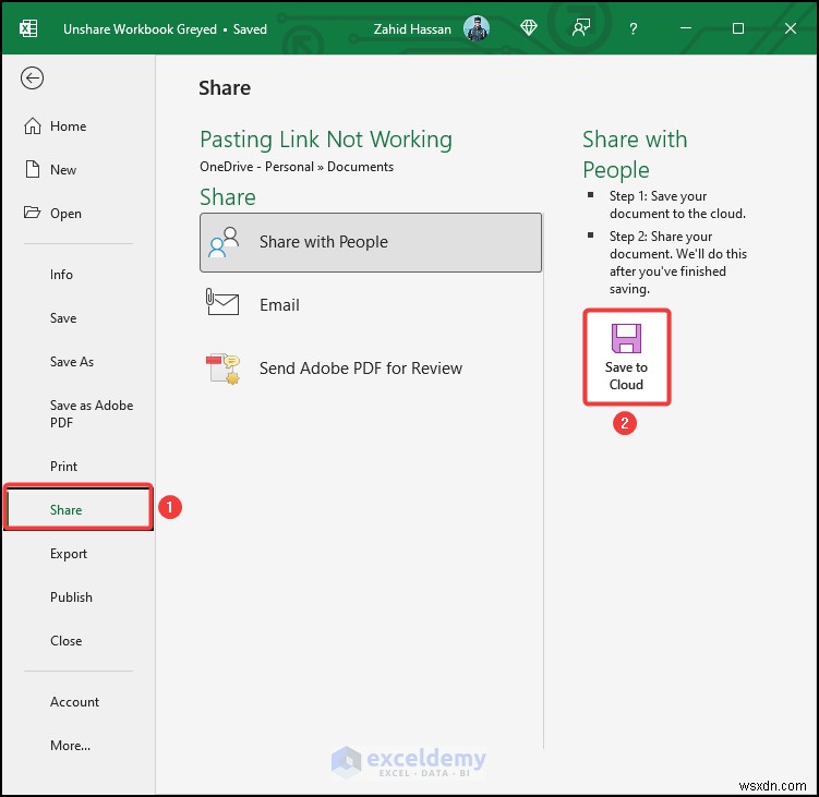 Khắc phục tùy chọn sổ làm việc không chia sẻ màu xám trong Excel – Giải pháp nhanh chóng và dễ dàng 