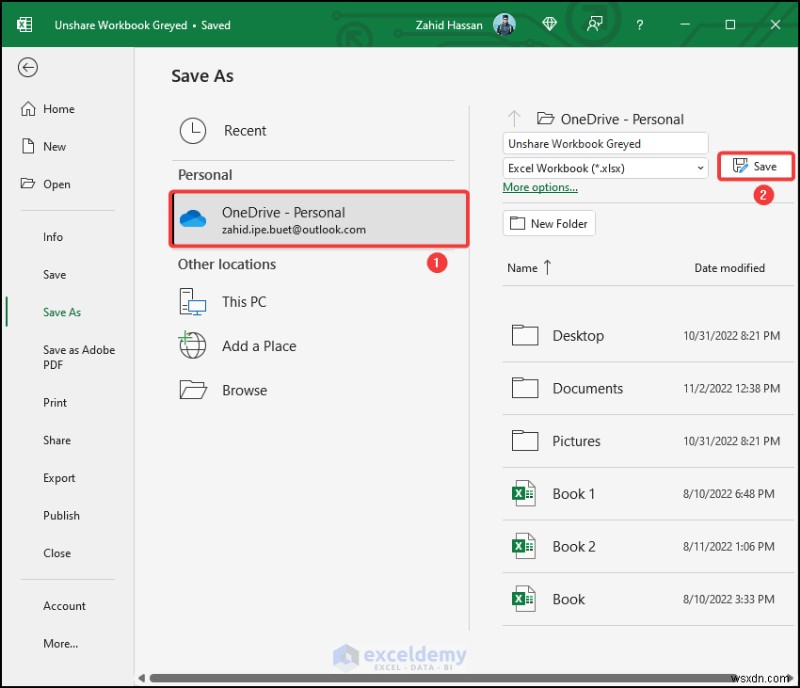 Khắc phục tùy chọn sổ làm việc không chia sẻ màu xám trong Excel – Giải pháp nhanh chóng và dễ dàng 