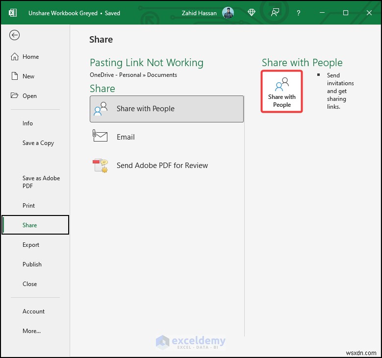 Khắc phục tùy chọn sổ làm việc không chia sẻ màu xám trong Excel – Giải pháp nhanh chóng và dễ dàng 