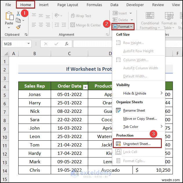 Cách khắc phục sự cố bộ lọc ngày của Excel trong báo cáo doanh số bán hàng tạp hóa 