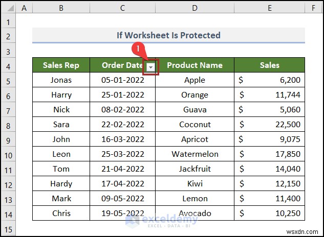 Cách khắc phục sự cố bộ lọc ngày của Excel trong báo cáo doanh số bán hàng tạp hóa 