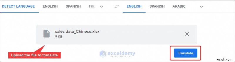 Dịch File Excel Sang Tiếng Anh:Hai Phương Pháp Đơn Giản 