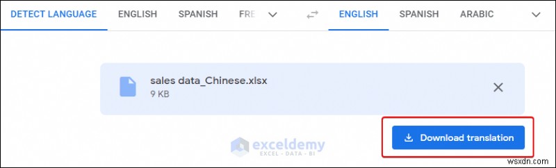 Dịch File Excel Sang Tiếng Anh:Hai Phương Pháp Đơn Giản 
