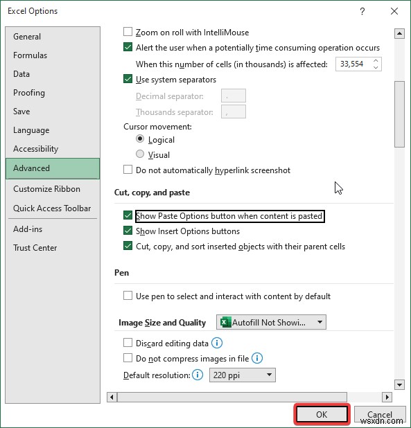 Khắc phục:Thiếu tùy chọn tự động điền trong Excel – Hướng dẫn từng bước nhanh 