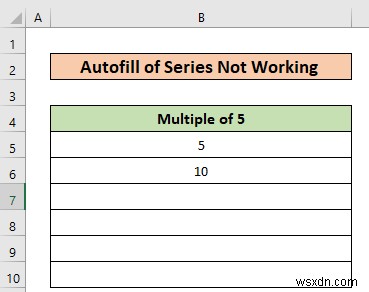 Khắc phục:Thiếu tùy chọn tự động điền trong Excel – Hướng dẫn từng bước nhanh 