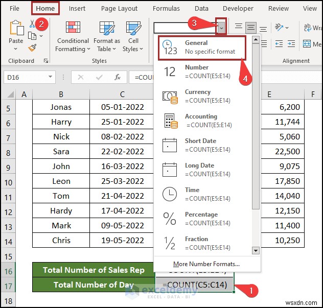 Hàm COUNT Excel không hoạt động? 4 nguyên nhân thường gặp &cách khắc phục dễ dàng 