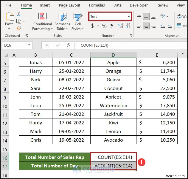 Hàm COUNT Excel không hoạt động? 4 nguyên nhân thường gặp &cách khắc phục dễ dàng 