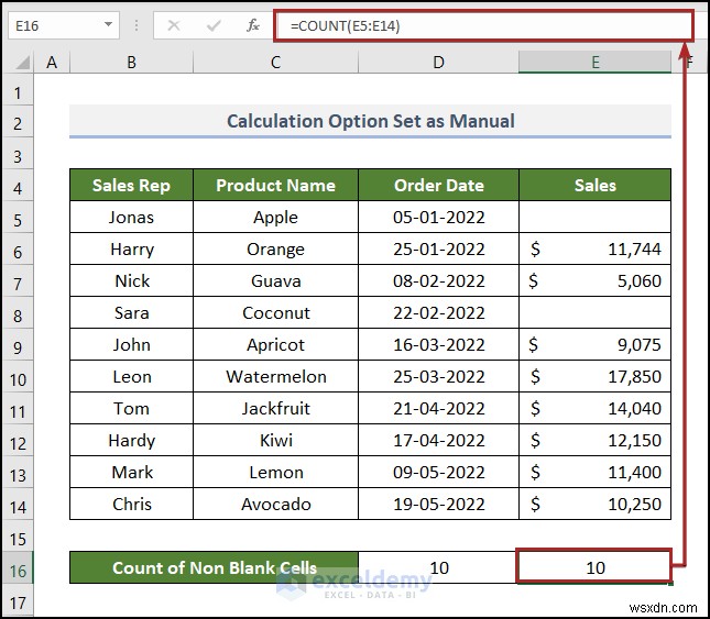 Hàm COUNT Excel không hoạt động? 4 nguyên nhân thường gặp &cách khắc phục dễ dàng 