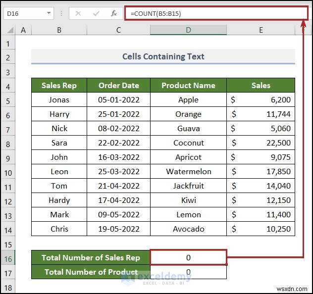 Hàm COUNT Excel không hoạt động? 4 nguyên nhân thường gặp &cách khắc phục dễ dàng 