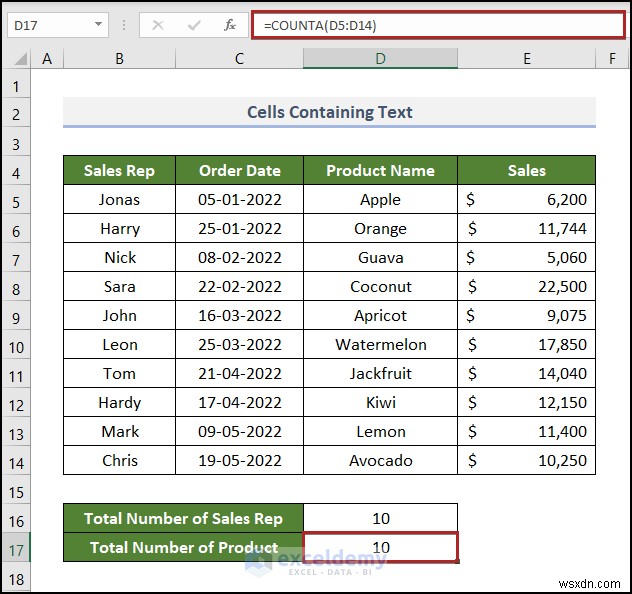 Hàm COUNT Excel không hoạt động? 4 nguyên nhân thường gặp &cách khắc phục dễ dàng 