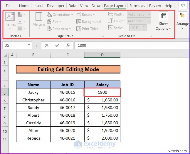 Tab bố cục trang Excel bị mờ đi? Giải thích 4 cách khắc phục nhanh 