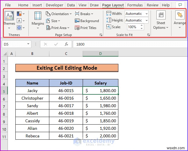 Tab bố cục trang Excel bị mờ đi? Giải thích 4 cách khắc phục nhanh 