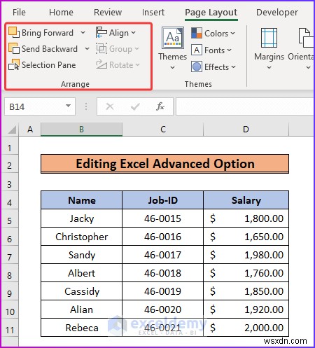 Tab bố cục trang Excel bị mờ đi? Giải thích 4 cách khắc phục nhanh 