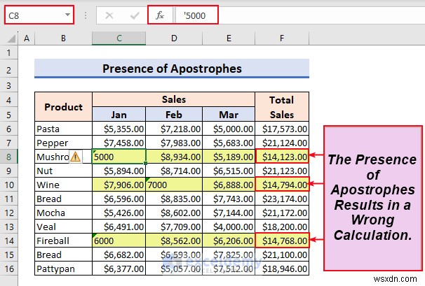 Giải quyết các vấn đề tính toán lại công thức Excel:6 giải pháp đã được chứng minh 