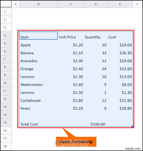 Chuyển dữ liệu Excel sang Google Trang tính một cách liền mạch:4 kỹ thuật đã được chứng minh 