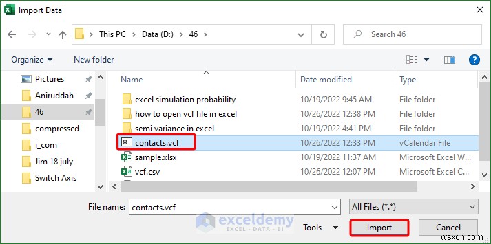Mở tệp VCF (vCard) trong Excel:2 phương pháp dễ dàng 