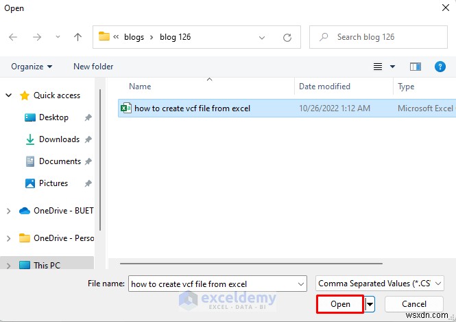 Dễ dàng xuất danh bạ Excel sang vCard:2 phương pháp đã được chứng minh 