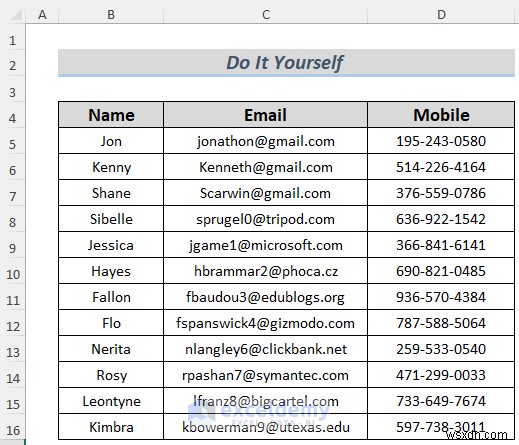 Dễ dàng xuất danh bạ Excel sang vCard:2 phương pháp đã được chứng minh 