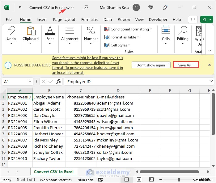 Dễ dàng chuyển đổi tệp CSV sang Excel – Hướng dẫn từng bước 